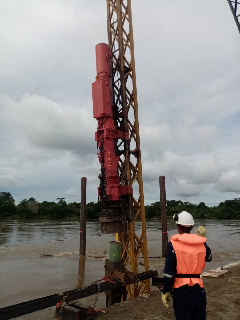 Sellamiento de pozo abandonado en el Rio Magdalena 3